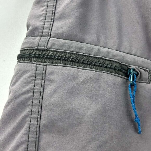 Patagonia Men's Size 32 Gray Blue Trim Swim Logo Shorts Drawstring Wavefarer - Picture 12 of 13